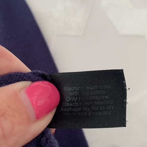 Lane Bryant Purple Long Sleeve Cowl-Neck Sweater. Side Ruching.  Size 22/24. - Picture 8 of 10